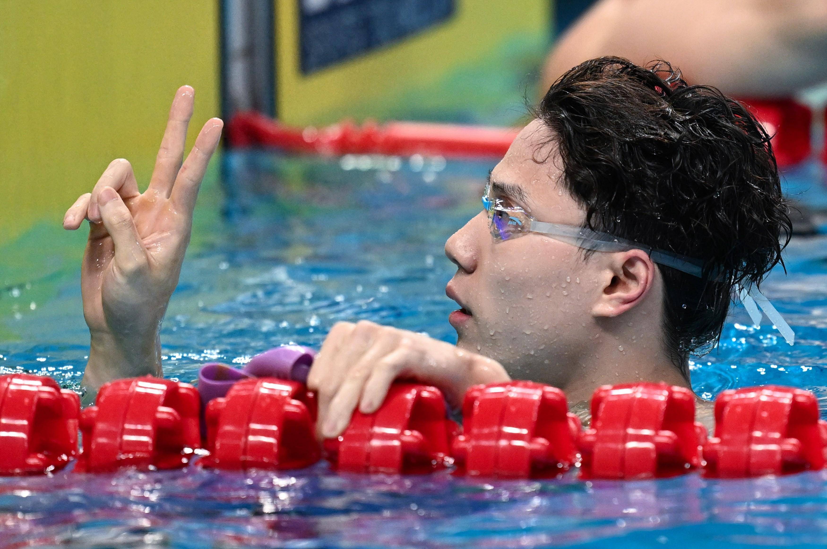 中国游泳队破纪录时刻，2023年上演32次！覃海洋一人贡献10次惊艳