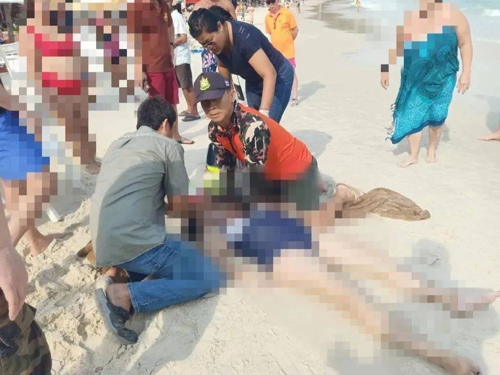 中国女游客在沙美岛海滩游泳溺亡，系一家人到泰国旅游
