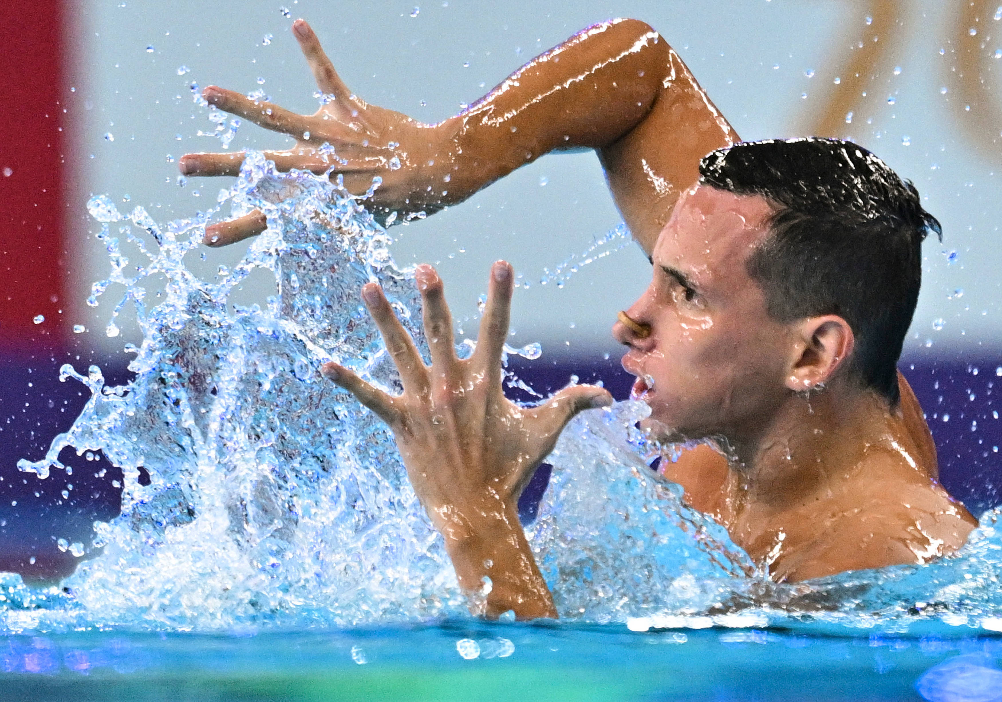 花样游泳——男单自由自选决赛赛况