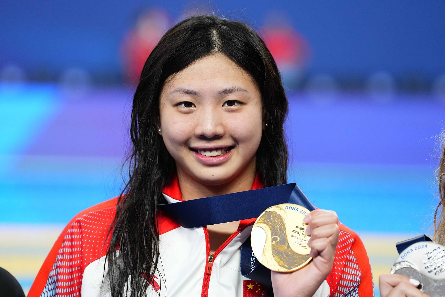 【多哈游泳世锦赛】唐钱婷夺得女子100米蛙泳金牌