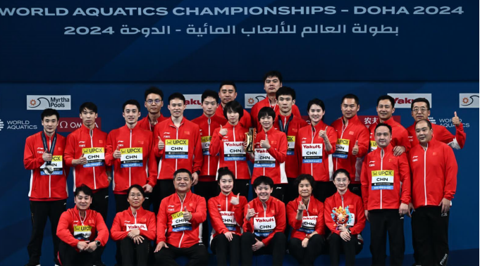 168体育资讯：2024游泳世锦赛收官！中国队23金8银2铜创新高！