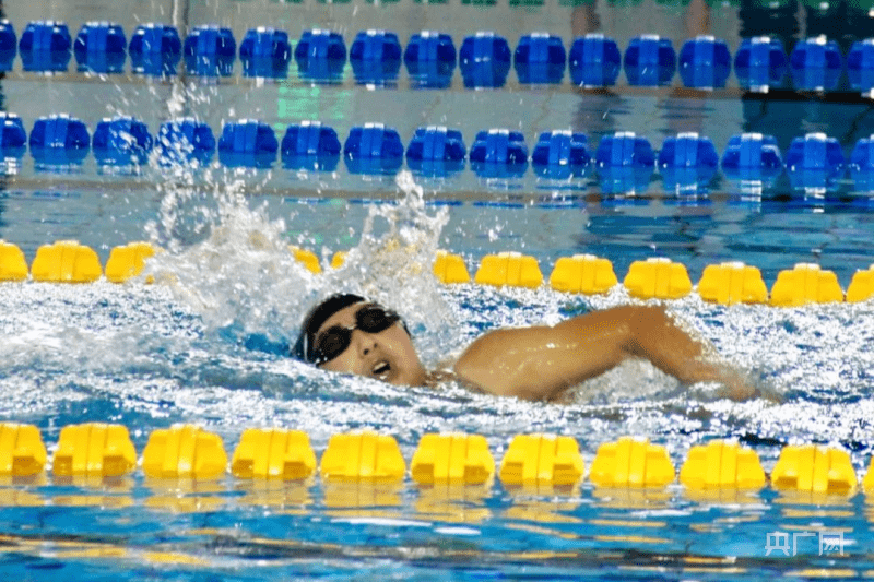 自治区残特奥会游泳比赛在库尔勒举行