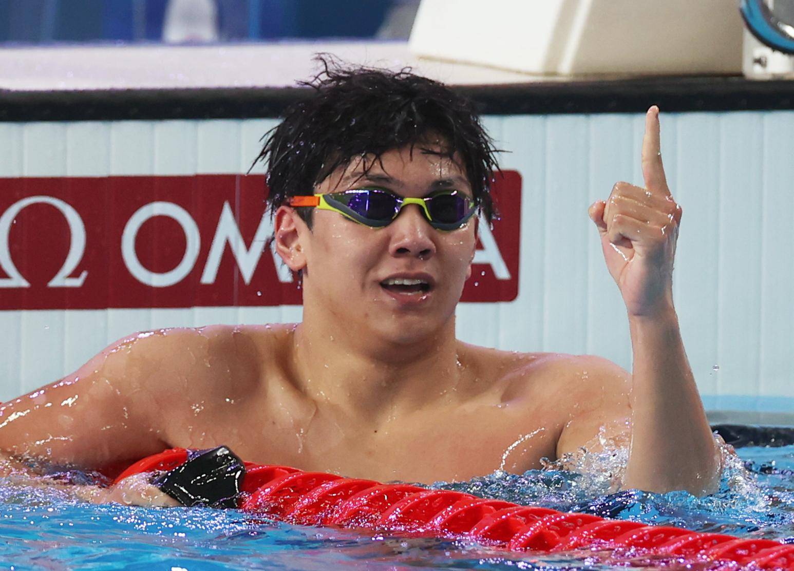 （游泳世锦赛）游泳——董志豪夺得男子200米蛙泳冠军
