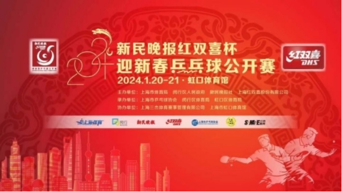 168体育资讯：新民晚报红双喜杯迎新春乒乓球公开赛圆满落幕！